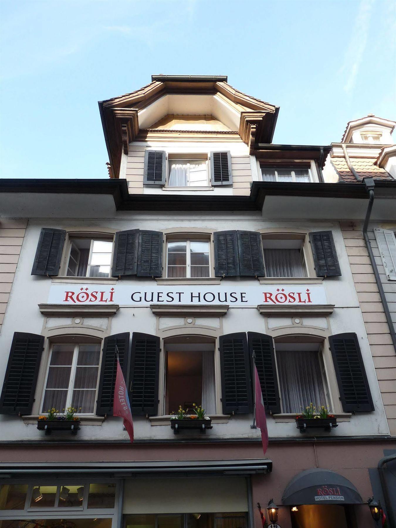 Roesli Guest House Lucerna Exterior foto